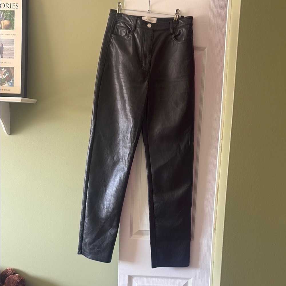 Wilfred Free Black Faux Leather High-Rise Women’s Jeans